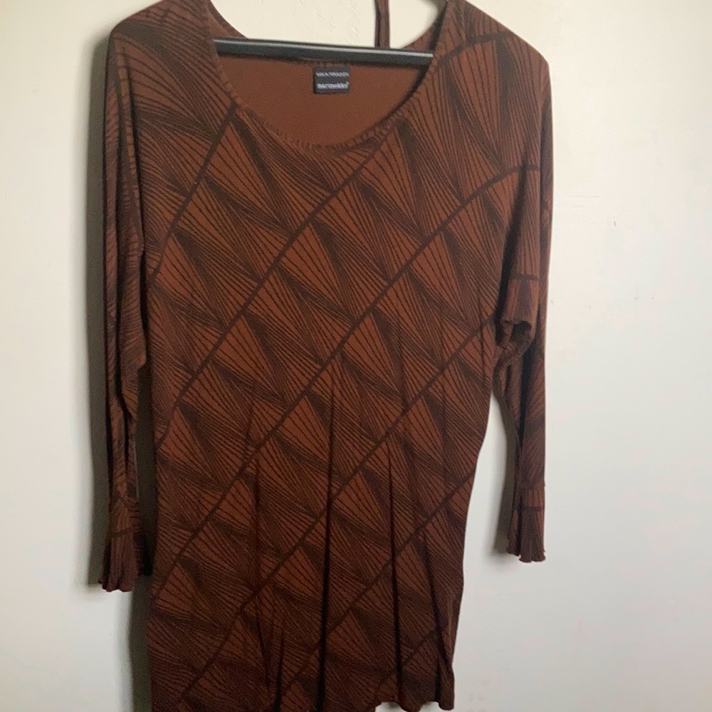 Mika Piirainen tie waist ruffle sleeve dress size M/L soft material